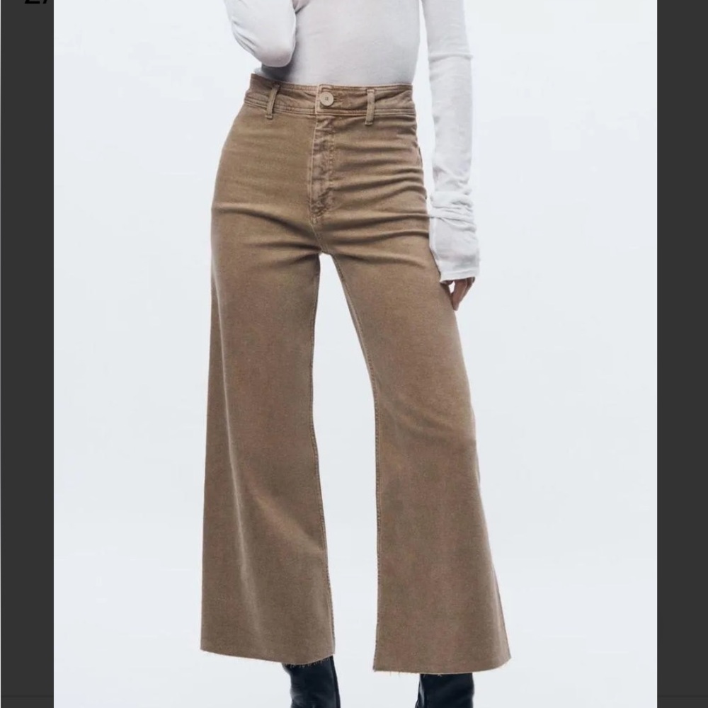 Zara The Marine high rise straight sz 10